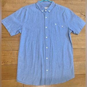 Active Ride Shop Blue Casual Button Down Shirt